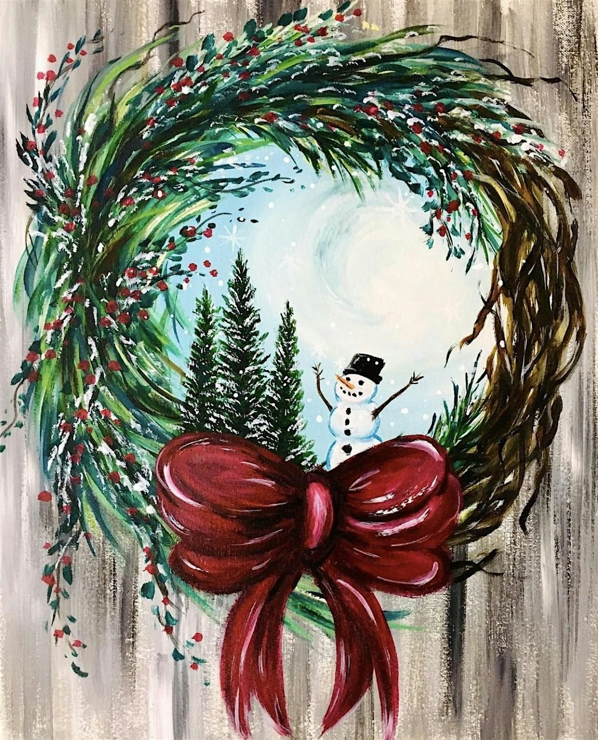 Paint Night: Winter Wreath