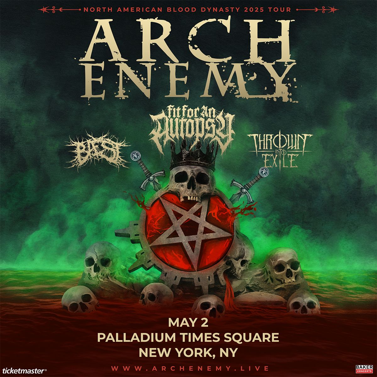 Arch Enemy at Palladium Times Square