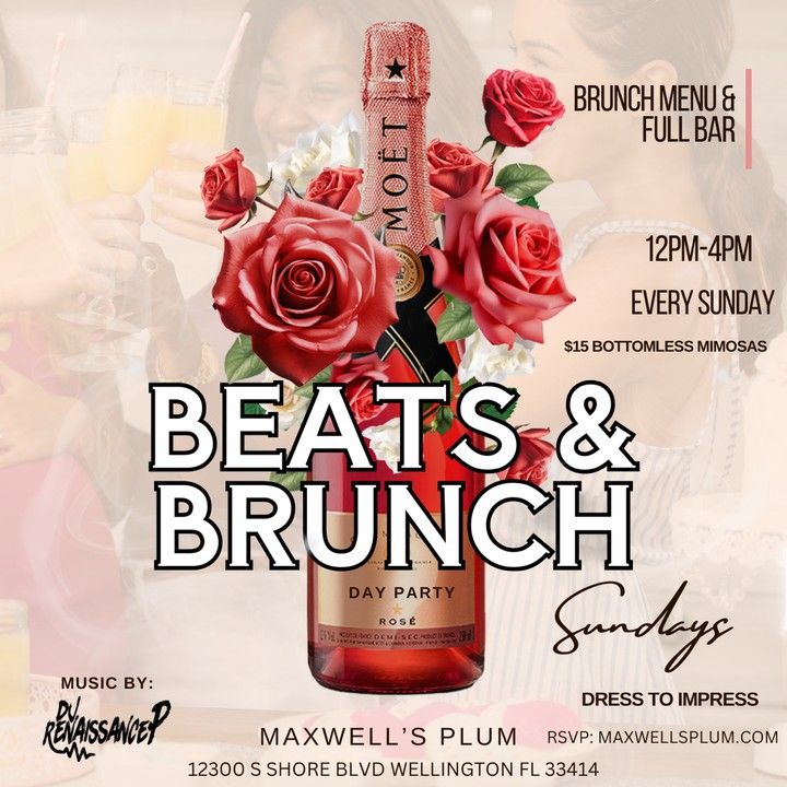 Beats and Brunch at Maxwell's Plum with DJ Renaissance 