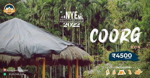 Coorg - New Year 2022 Camping Fest, Coorg, 31 December to 1 January
