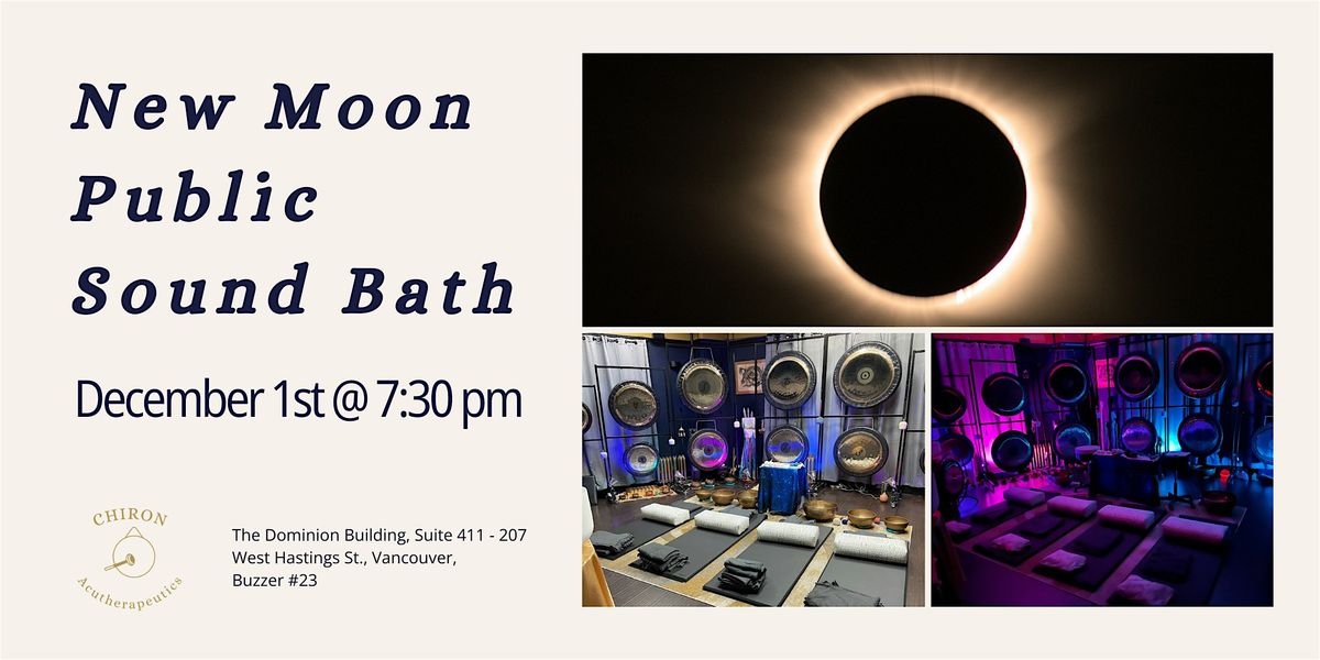 December New Moon Sound Bath