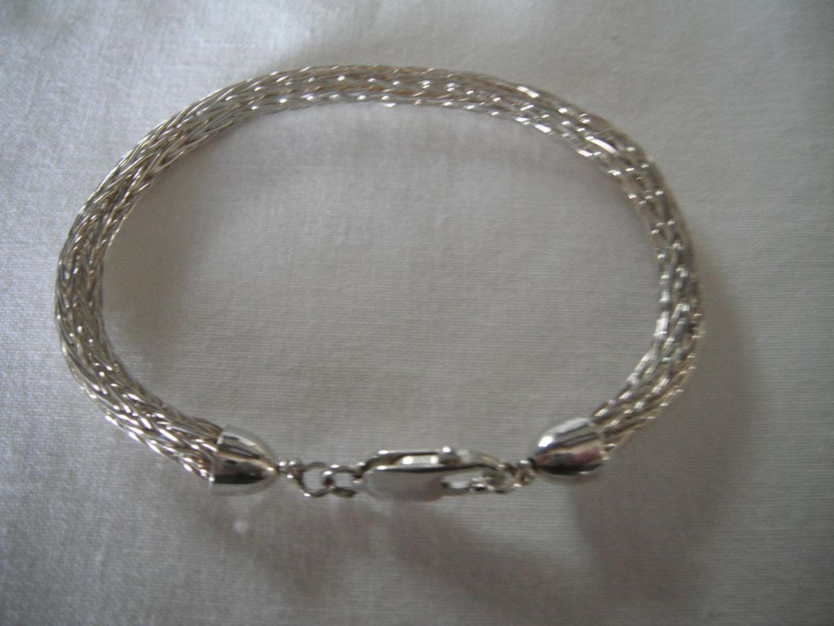 Viking Knit Double Weave Bracelet -