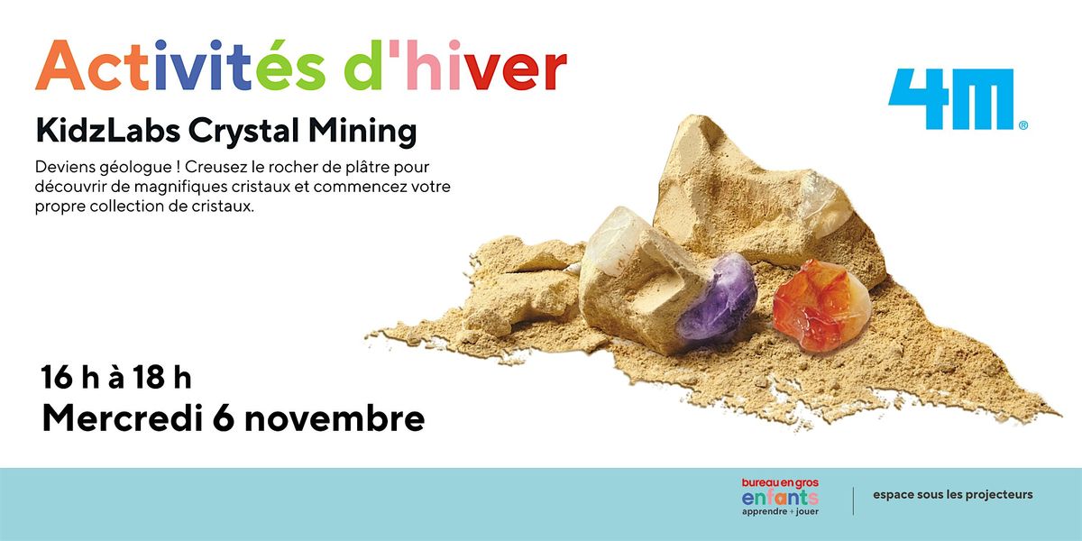 KidzLabs Crystal Mining chez Bureau en Gros Laval Magasin 76