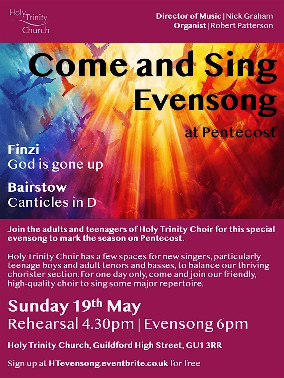 Come and Sing Evensong 2024