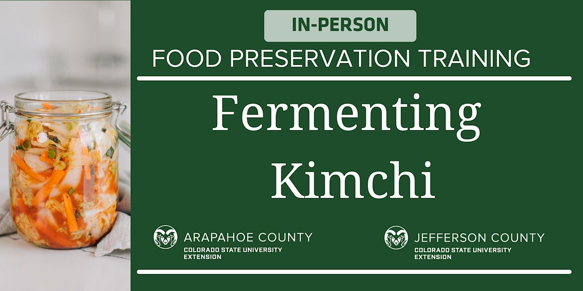 Food Preservation: Kimchi IN-PERSON Training