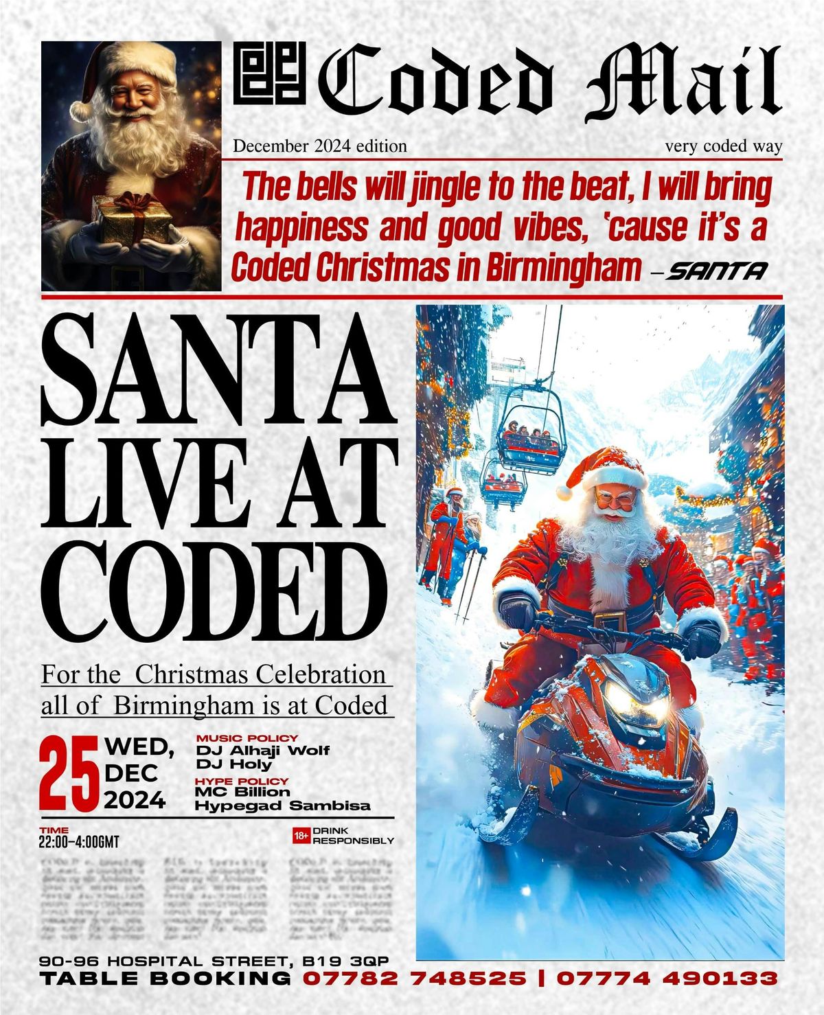 CODED CHRISTMAS SPECIAL: LIVE WITH SANTA