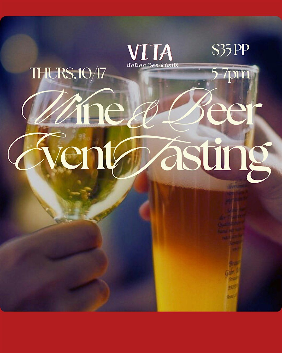 VITA Italian Bar & Grill | Wine & Beer Tasting in Pomona