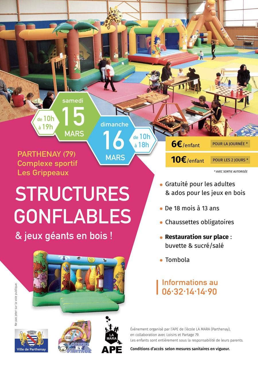 Week end structures gonflables 