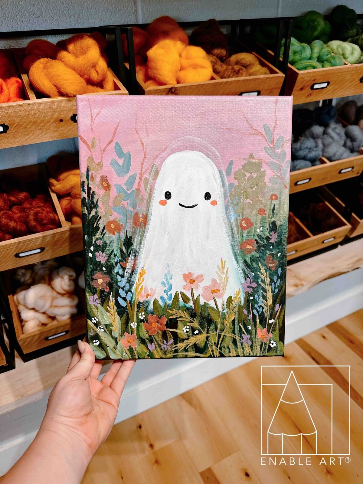 Acrylic Painting | "Little Ghost"