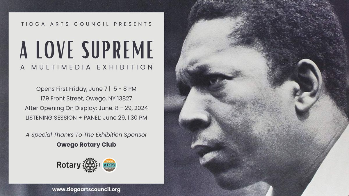 A Love Supreme: A Multimedia Exhibition Opening Night