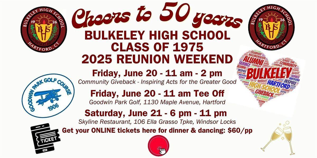 Bulkeley High Cheers to 50 Years-Class of 1975 Reunion