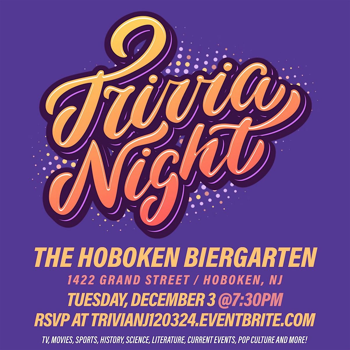 General Trivia Night