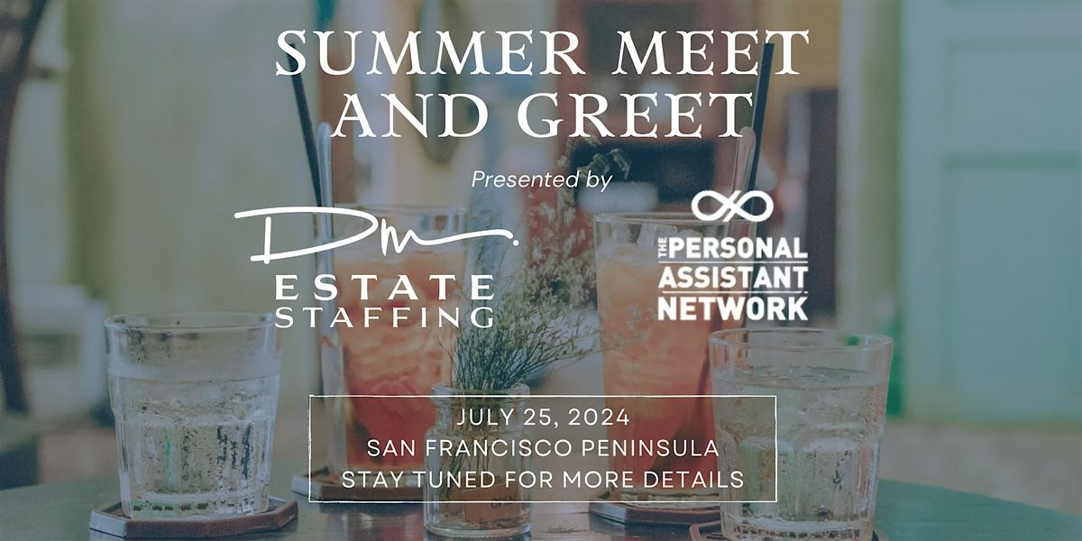 An Exciting Networking Opportunity for Private Service Professionals