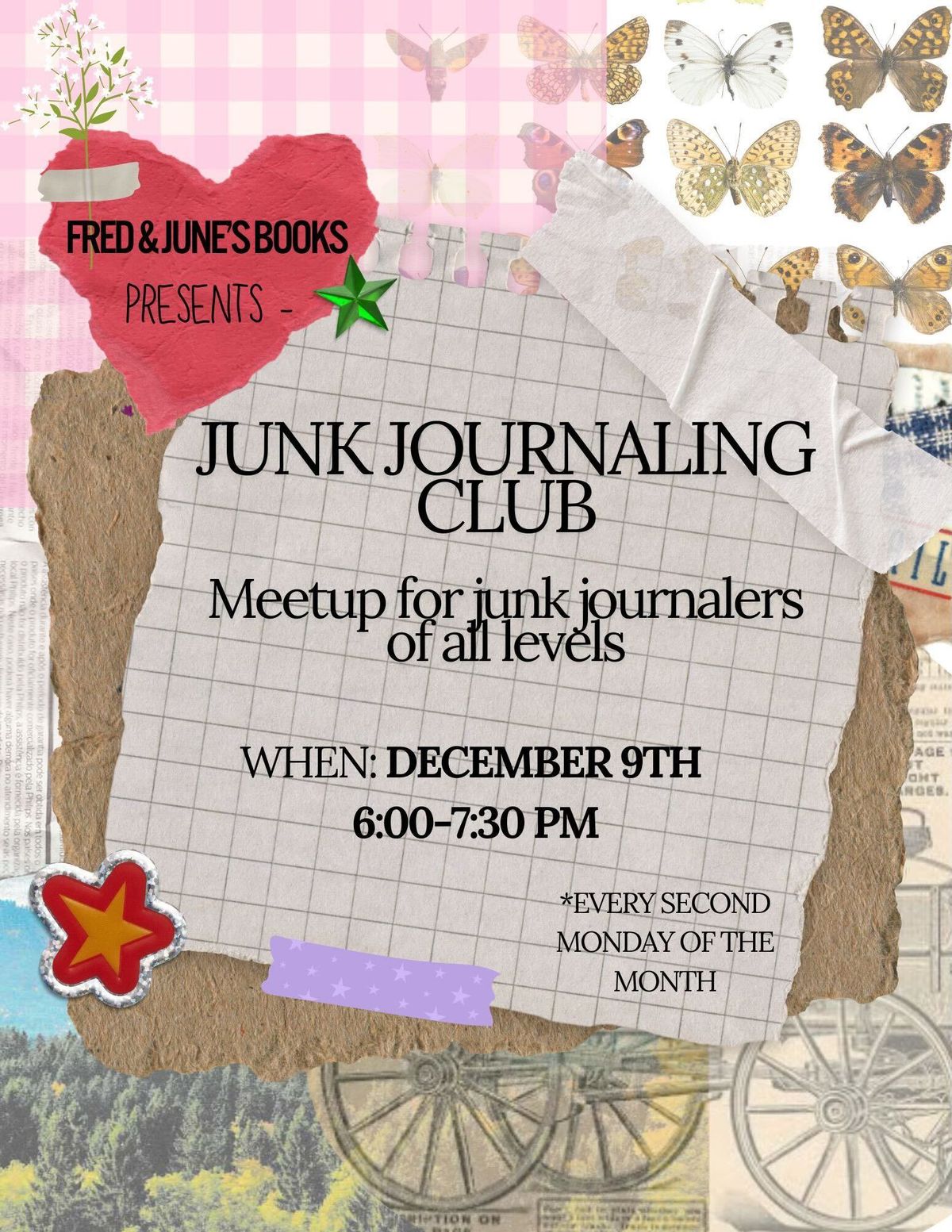 Junk Journaling Club with April and Cece 