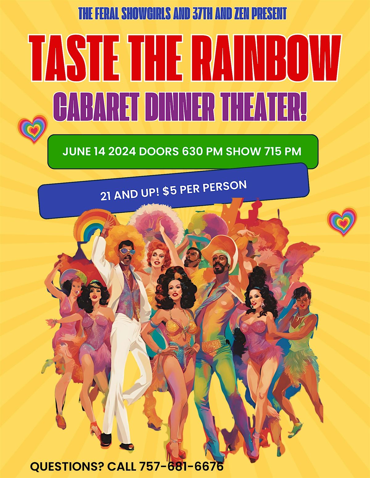 Cabaret Dinner Theater: Taste the Rainbow Pride Edition!