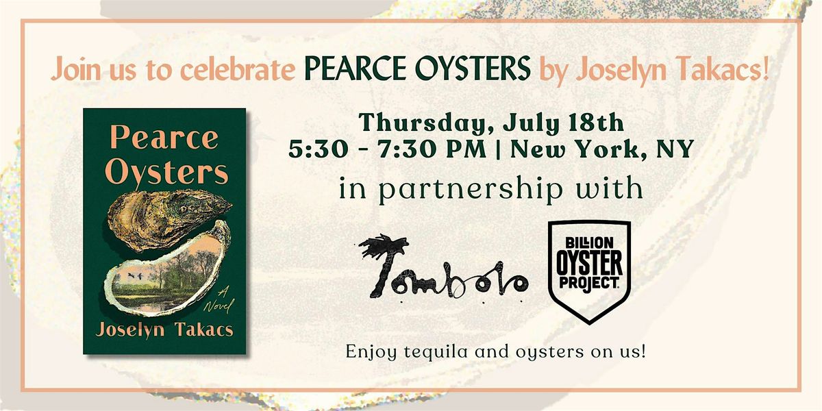 Author Event! Zibby Books x Tombolo x Billion Oyster Project