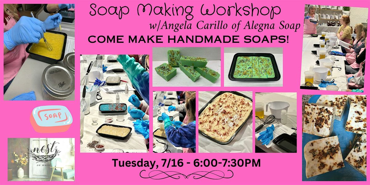 Soap Making Workshop with Angela of Alegna Soap