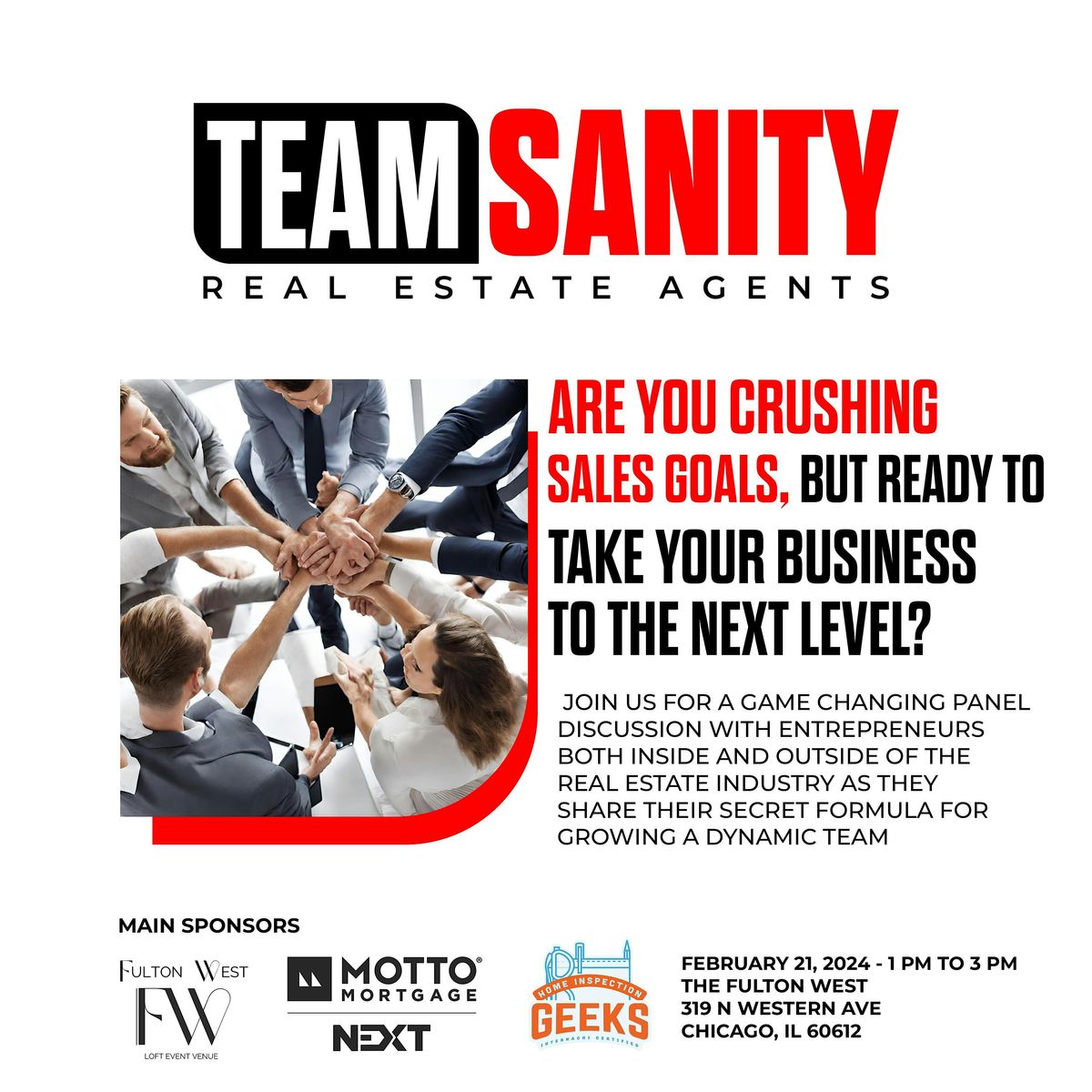 TeamSanity: Building High-Powered Real Estate Teams Panel Event