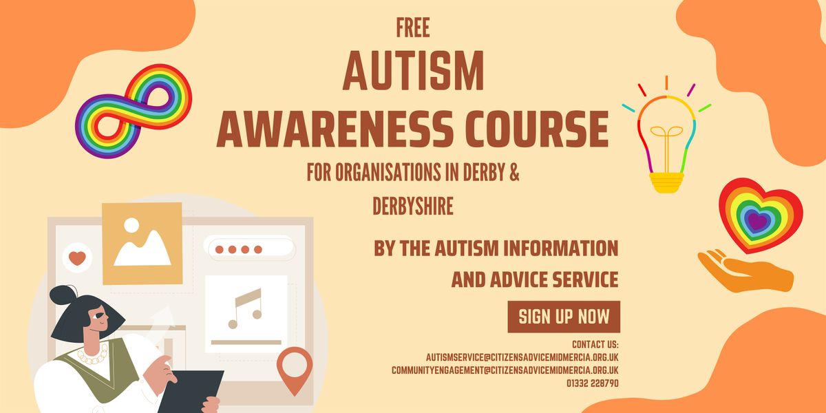 Autism Awareness Course For Organisations in Derby & Derbyshire