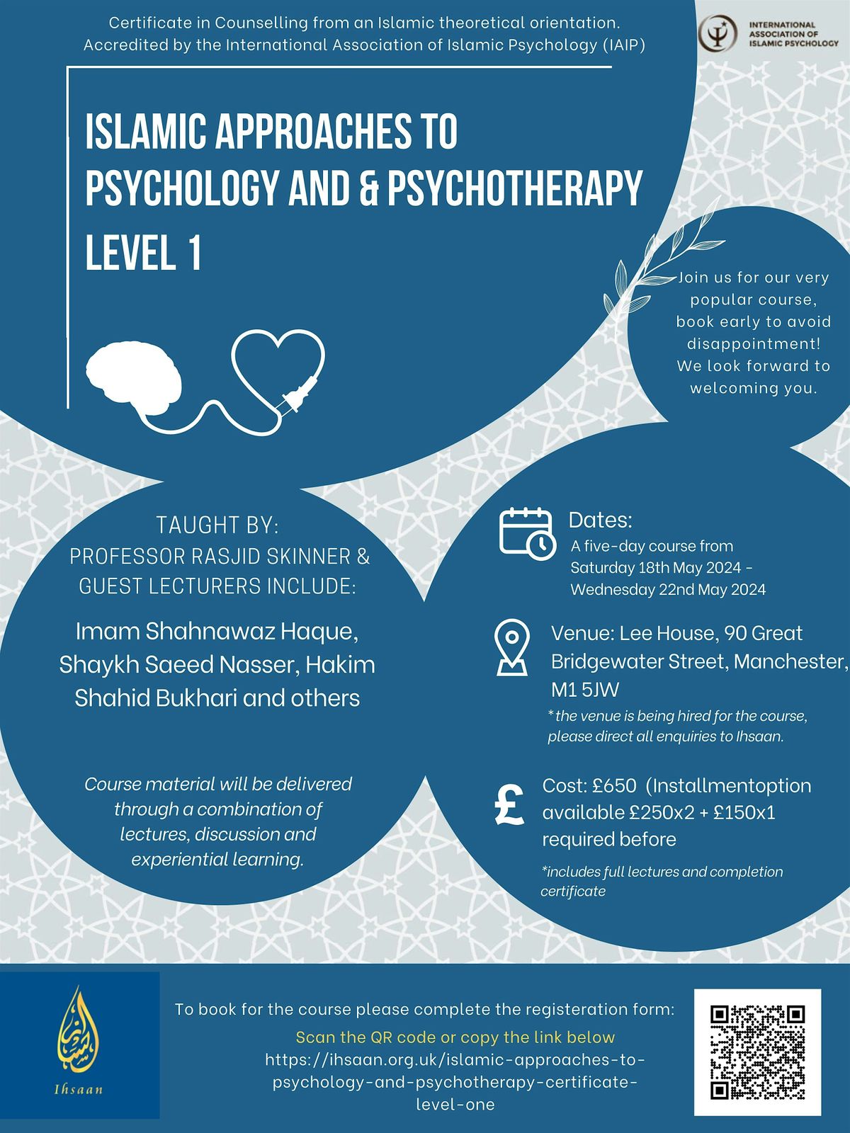 Islamic Approaches to Psychology and Psychotherapy Certficate Level 1