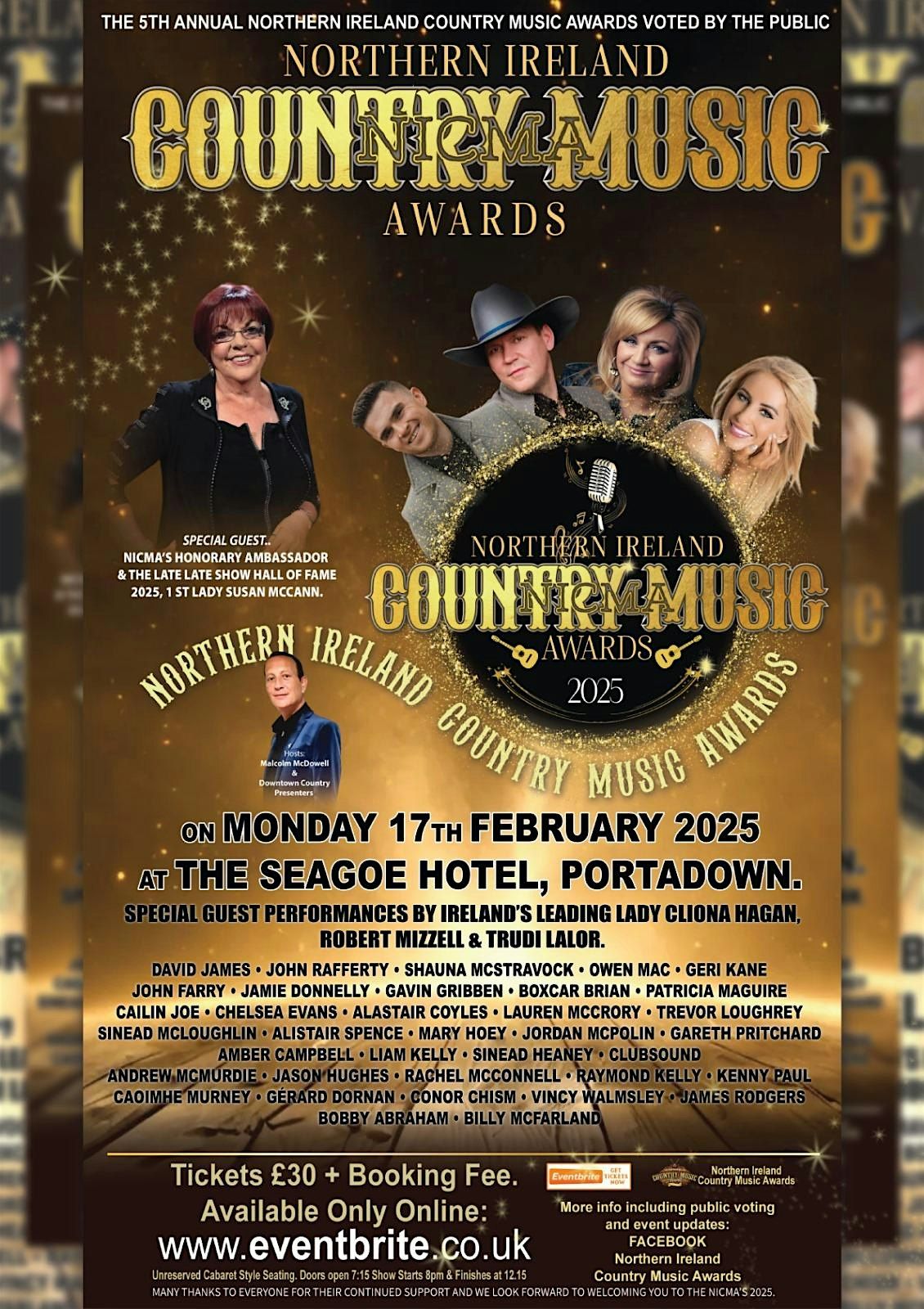 The Northern Ireland Country Music Awards 2025 Voted by the Public.