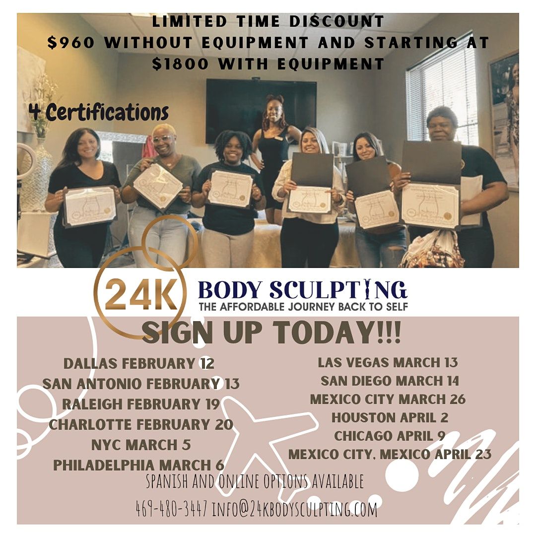 Chicago, IL Beginner Body Sculpting Training and Certification