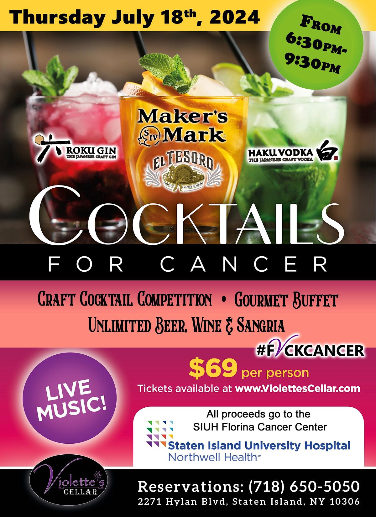 Cocktals for Cancer