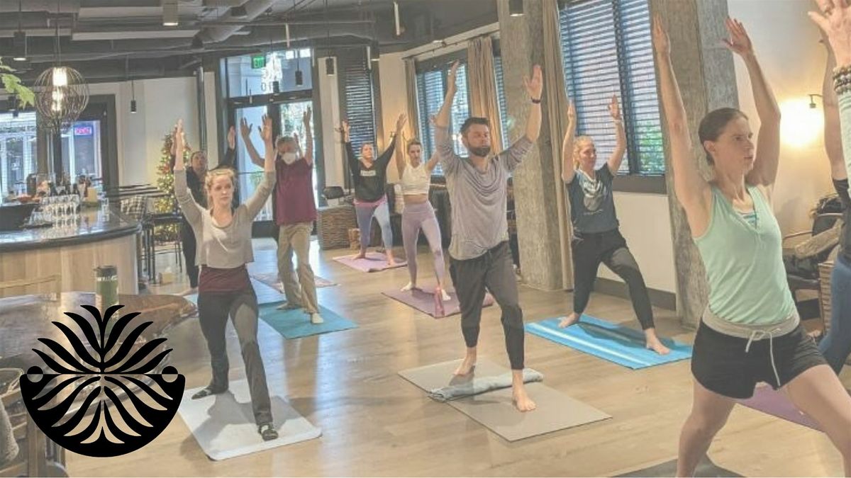 Yoga + Wine at Rocky Pond  Woodinville Tasting Room