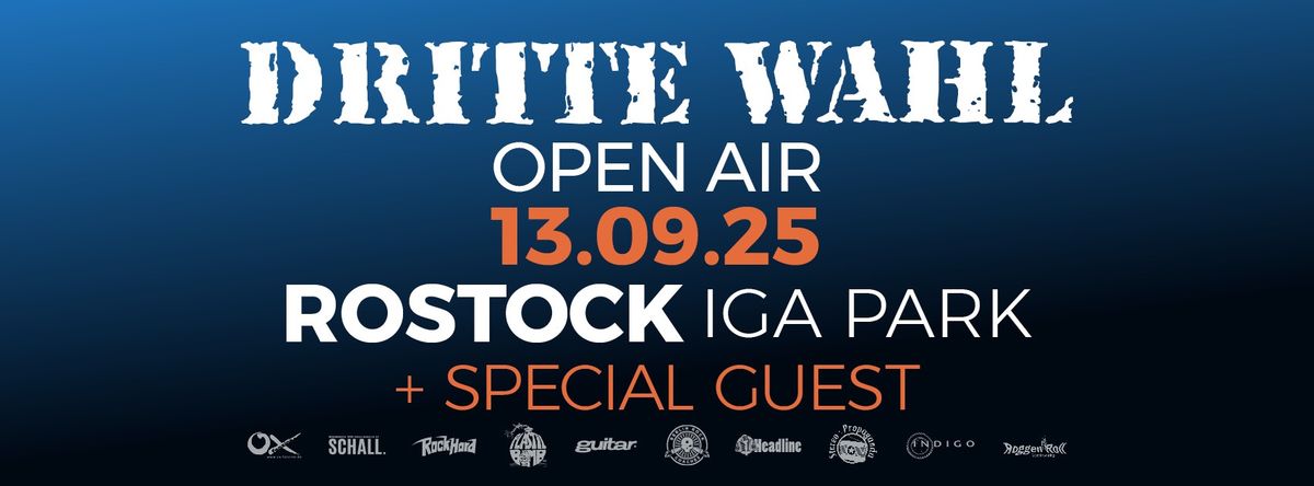 DRITTE WAHL live im IGA PARK ROSTOCK + special guest