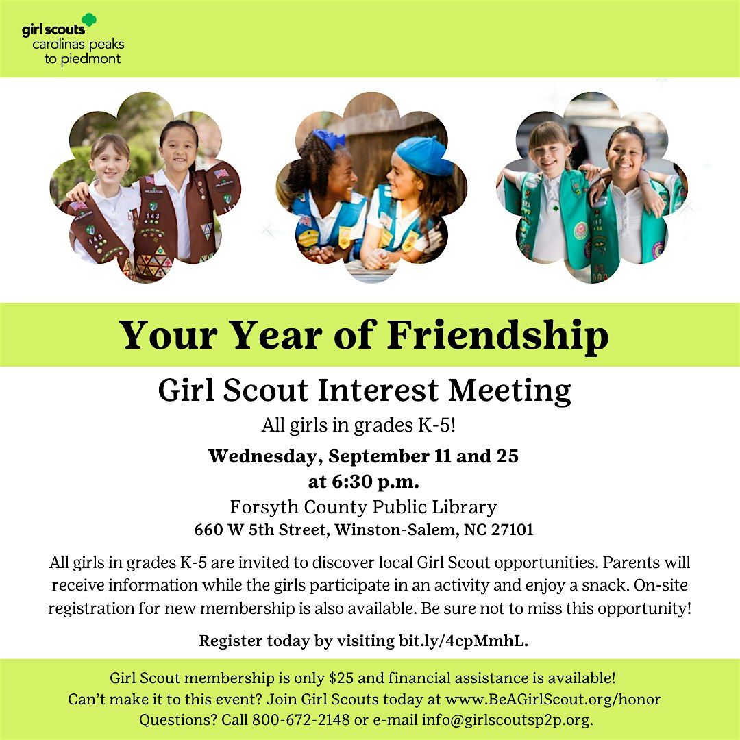 Girl Scout Interest Meeting