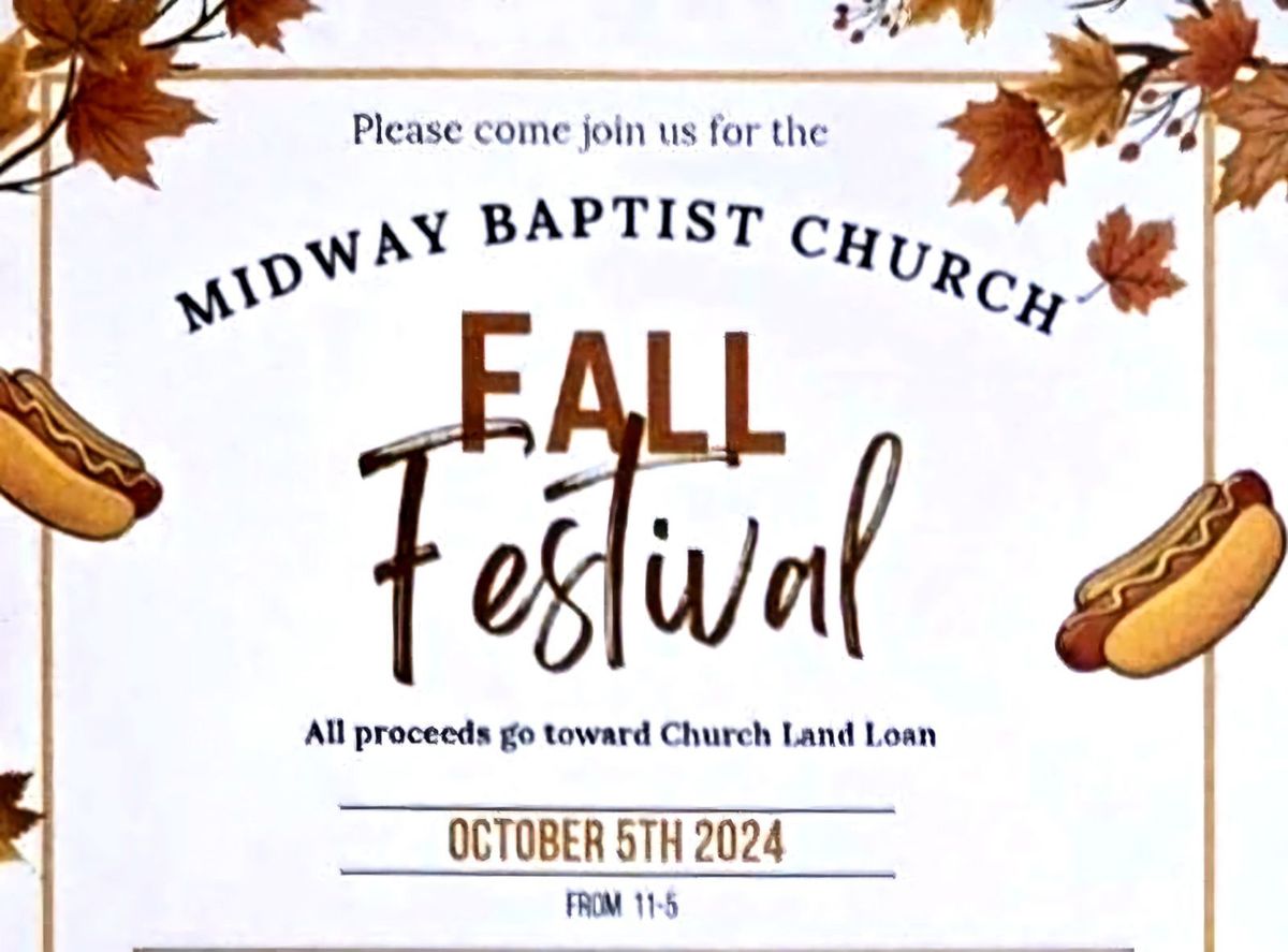 Midway Baptist \u201cAnnual Fall Festival\u201d