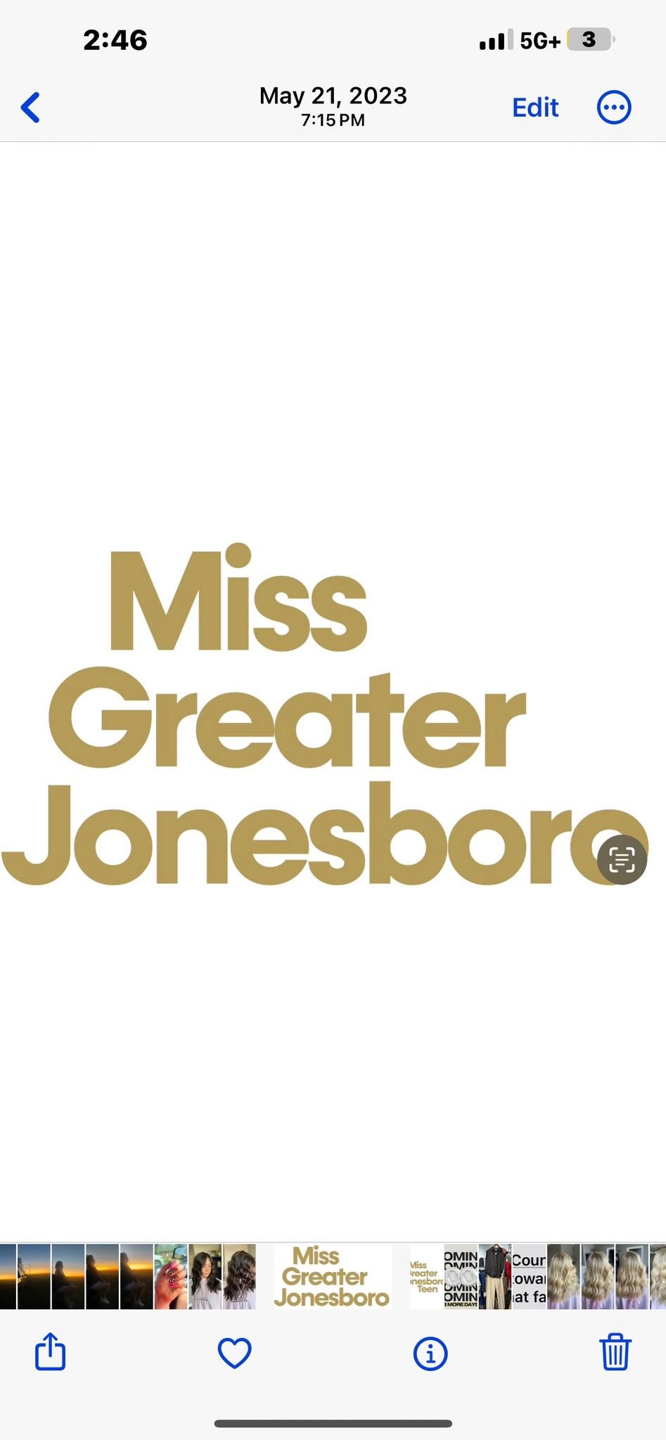 Miss Greater Jonesboro Pageant 