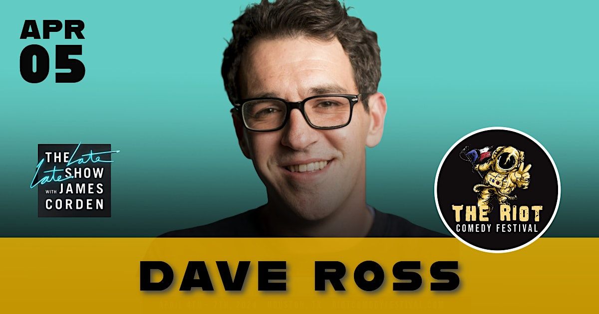 Riot Comedy Festival presents Dave Ross (Late Show)