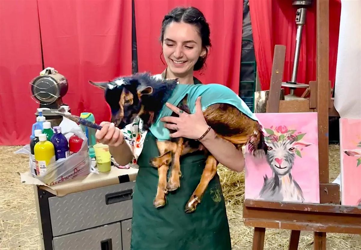 Goat Cuddles Paint & Sip