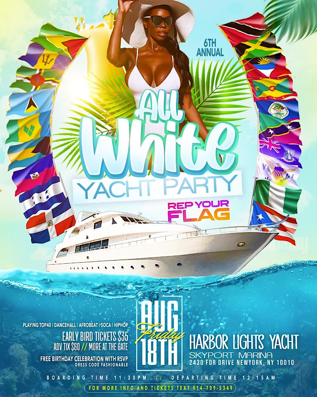 ALL WHITE YACHT PARTY CRUISE ( 6TH ANNUAL