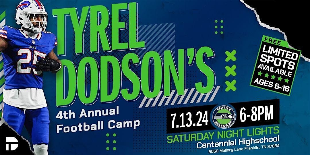 Saturday Night Lights Football Camp - Hosted by Tyrel Dodson