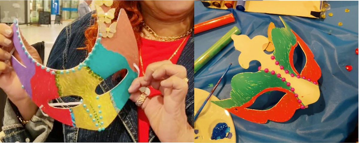 CARNIVAL MASK MAKING WORKSHOP with artist Domingo Cruz