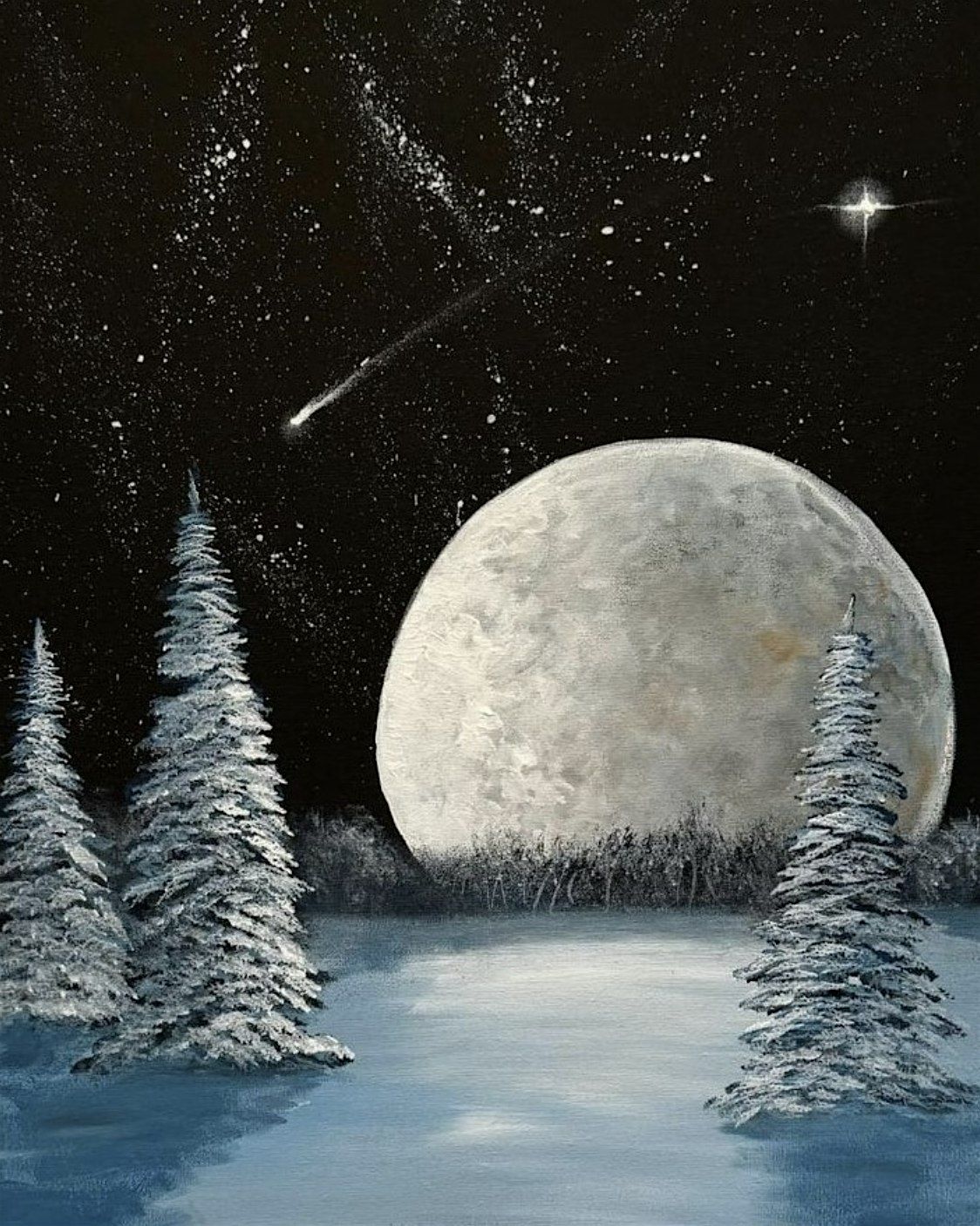 Paint Party : Winter Moon