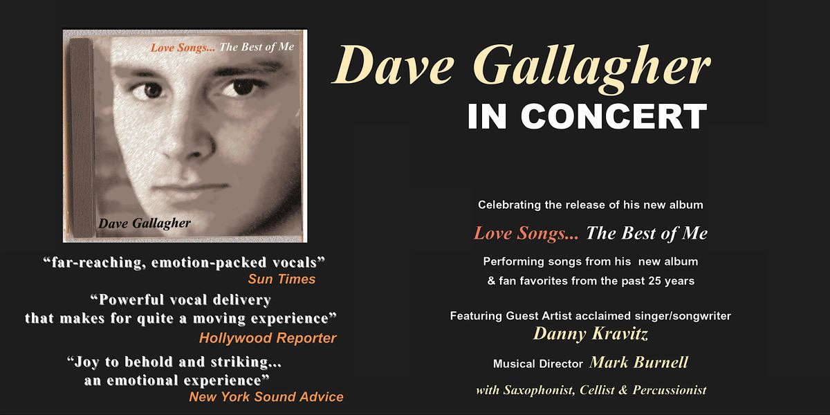 DAVE GALLAGHER CD RELEASE CONCERT