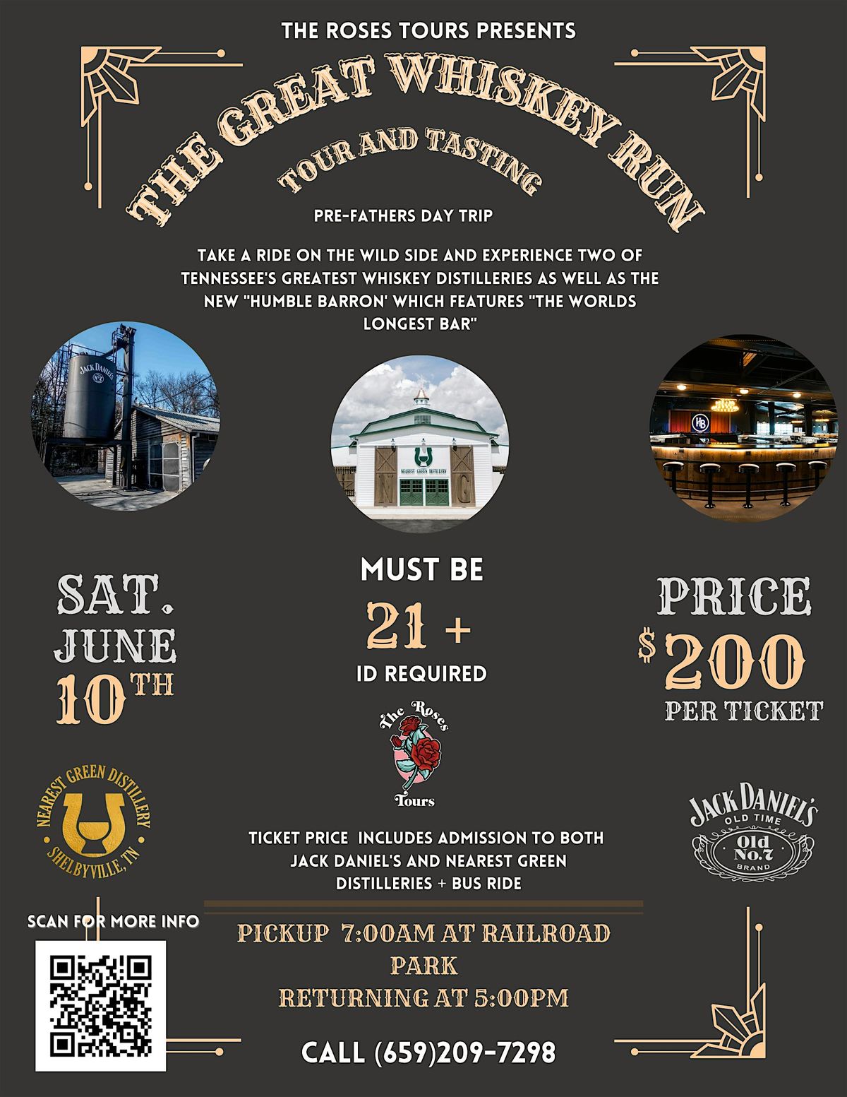 The Great Whiskey Run: Whiskey Tour and Tasting 2024