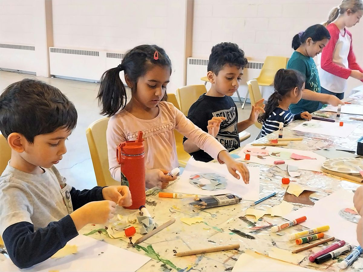 December  2024, Kids Drawing  Classes for Ages 5 - 13 years old