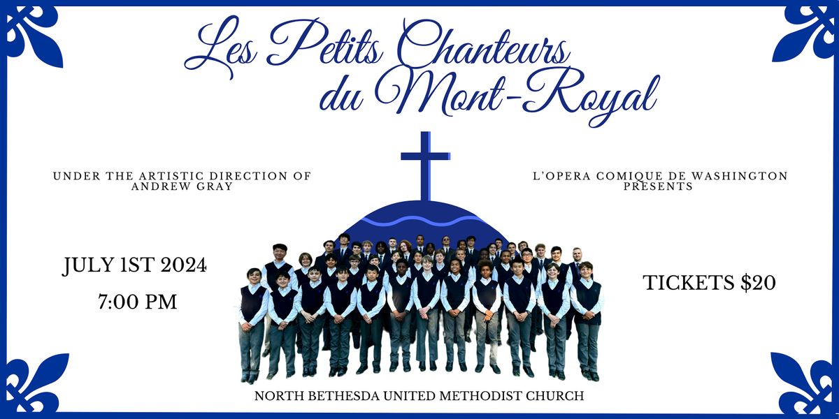 World Famous Chorus: Les Petits Chanteurs du Mont-Royal come to Maryland!