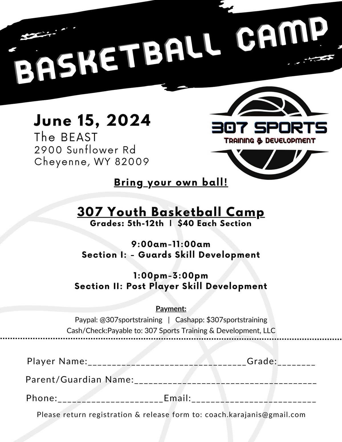 307 Youth Basketball Camp