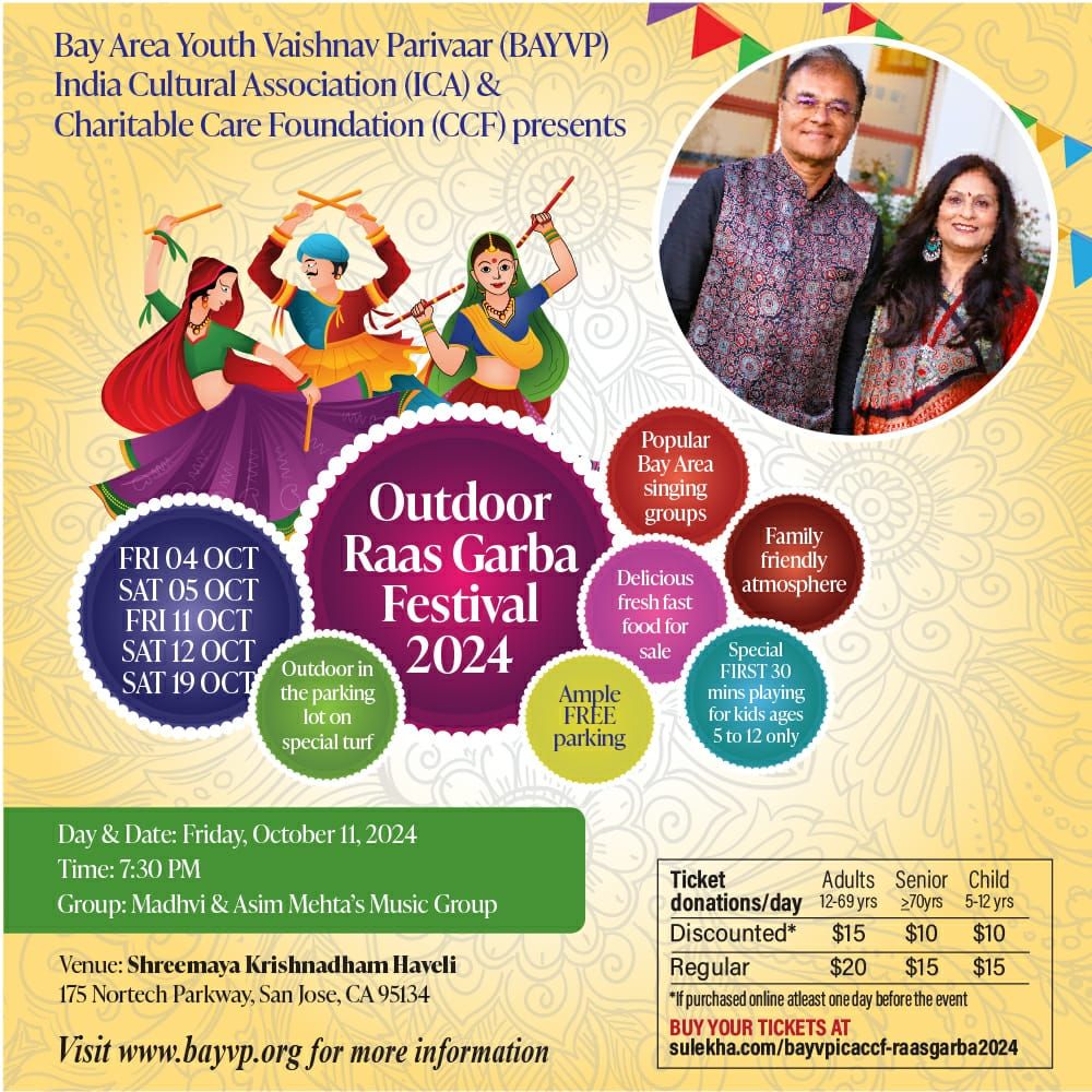 Outdoor Raas Garba With Palak & Ashish Vyas Sargam Music Group \u2013 2024