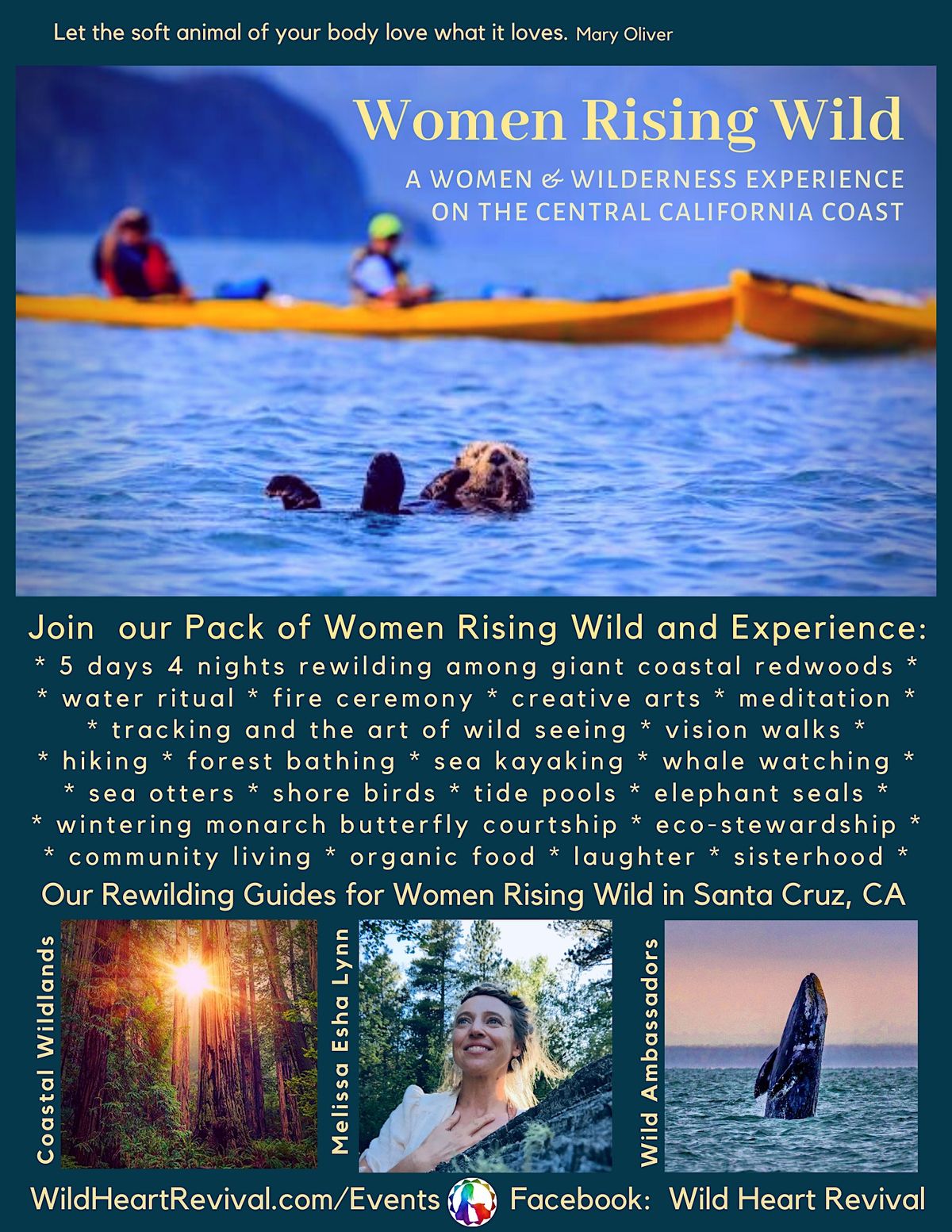5 Day Women's Adventure Retreat on the California Coast May 2 \u2013 6, 2024