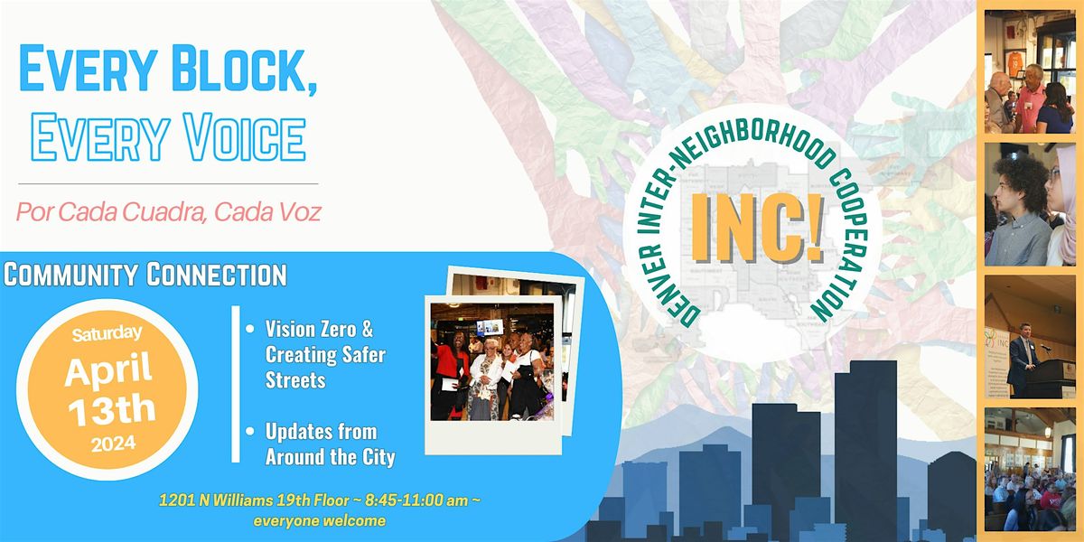 Denver INC: April 2024 Neighborhood Connection~ Vision Zero & Safer ...