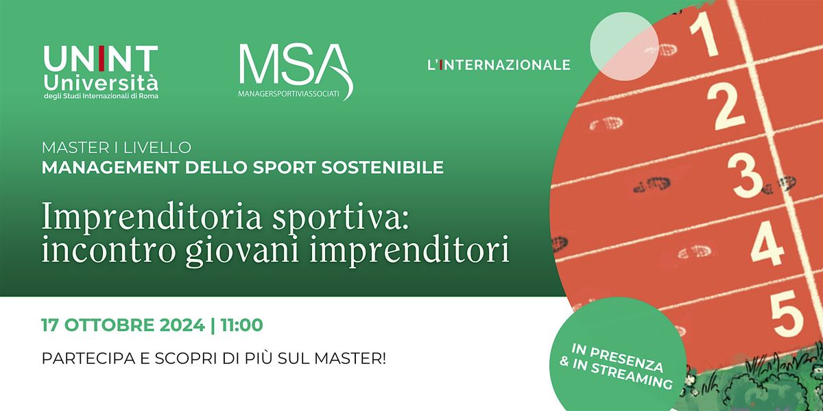 Imprenditoria sportiva: incontro giovani imprenditori