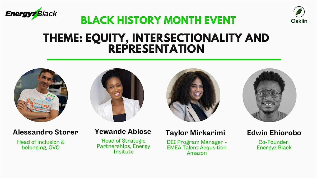 Our Maiden Black History Month Event, Oaklin Consulting, London, 24