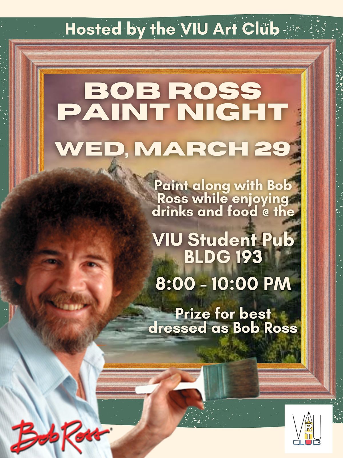 Bob Ross Pub Paint Night