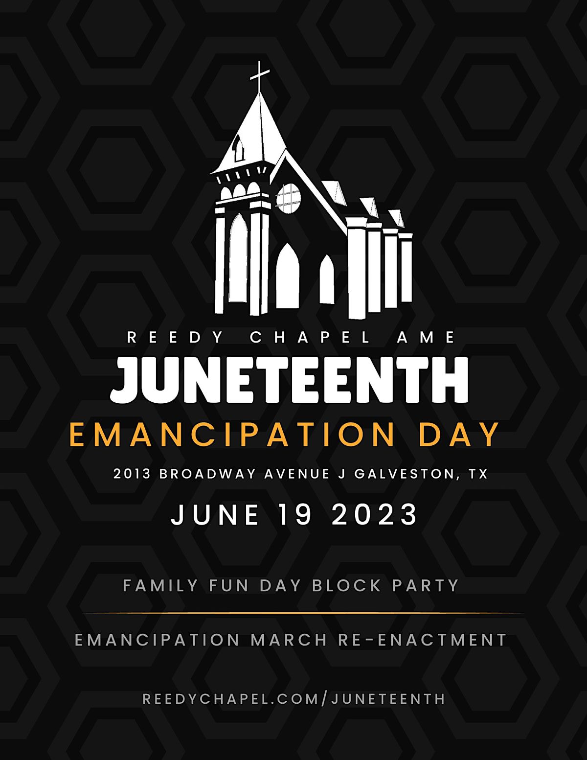 Emancipation Block Party and Reenactment March, Reedy Chapel